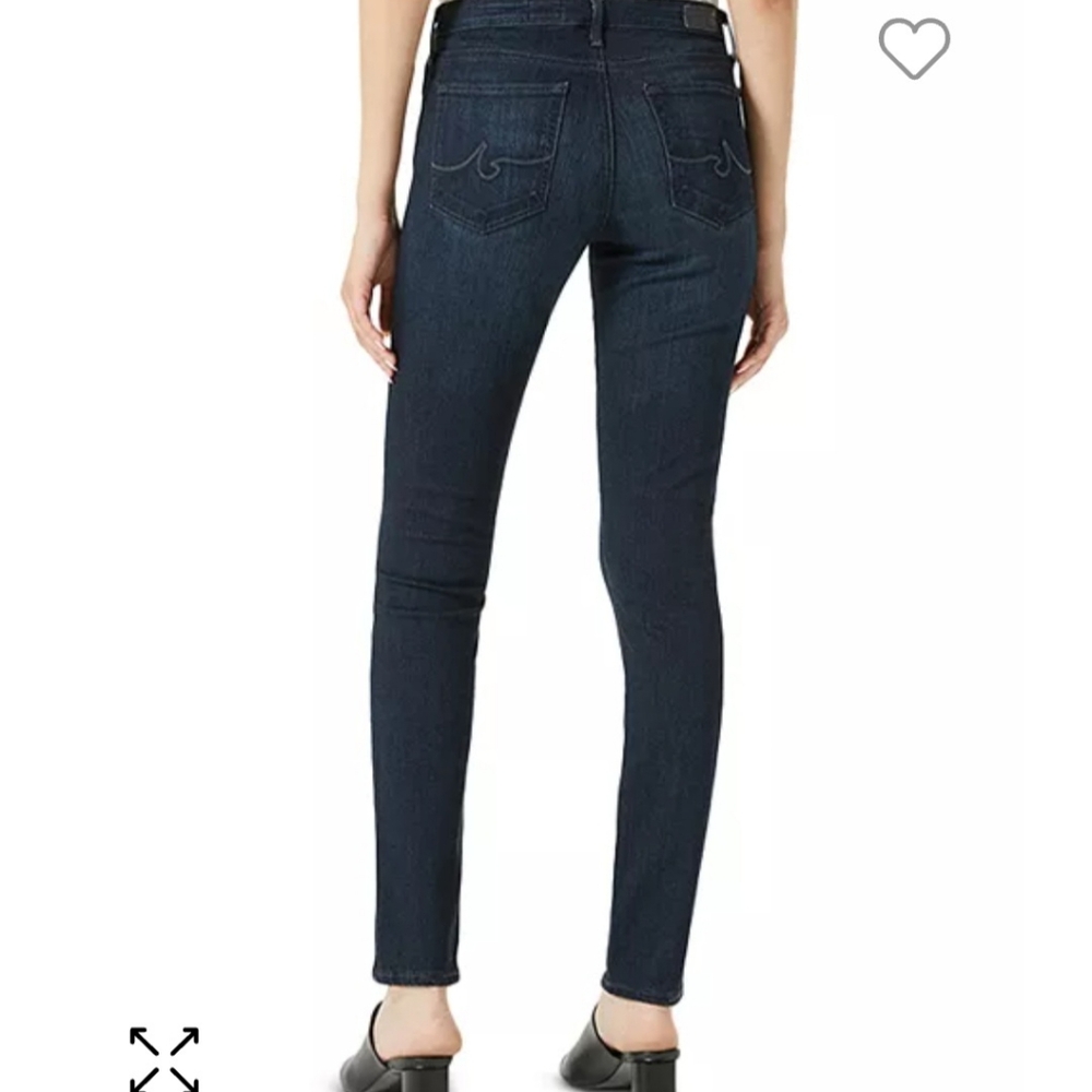 AG ADRIANO GOLDSCHMIED THE FARRAH SKINNY HIGH RISE JEANS SIZE 28R - Picture 2 of 11